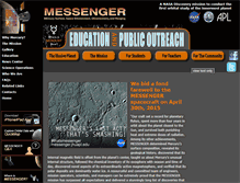 Tablet Screenshot of messenger-education.org